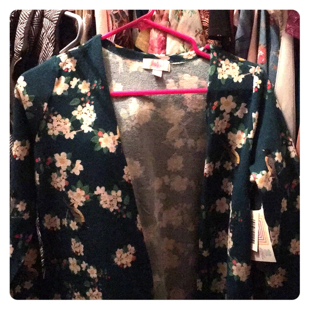 Lularoe Sarah floral birds